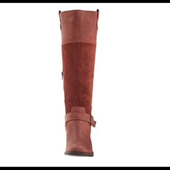 LUCKY BRAND Kailan Rye leather and suede riding boots NIB - Picture 4 of 6